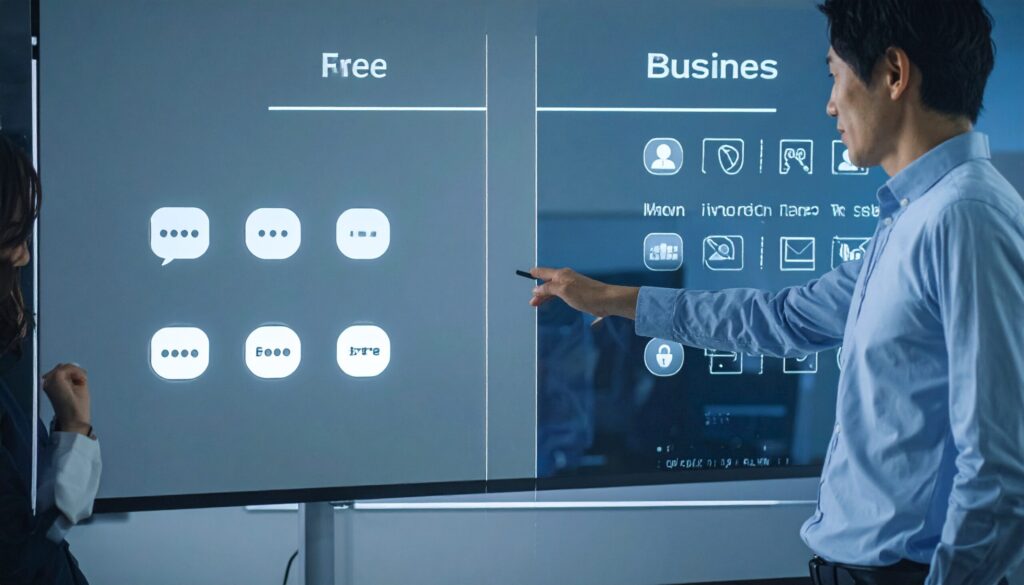 ビジネスプランとの機能比較 (2)